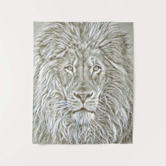 Lion of Judah Portrait Art Wandkleed (Voorkant)