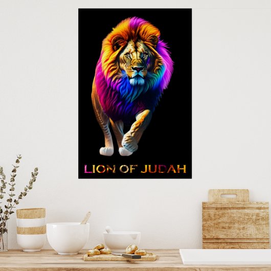Lion of Judah Poster (Keuken)