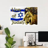 Lion of Judah Poster (Thuiskantoor)