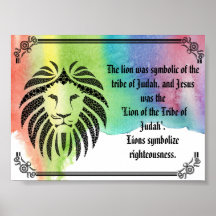 Lion of Judah Poster