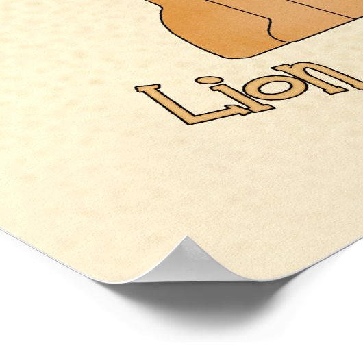 Lion of Judah Poster (Hoek)