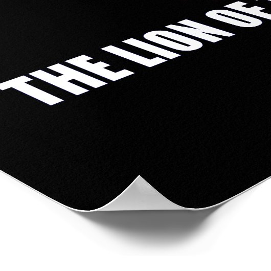 Lion of Judah Poster (Hoek)