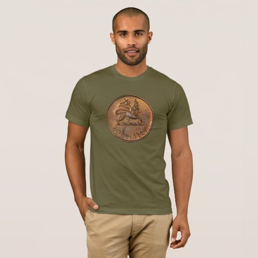 Lion of Judah - Rasta Jah Army - Reggae Shirt (Voorkant volledig)