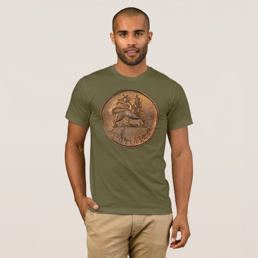 Lion of Judah -  Rasta Jah Army - Reggae Shirt (Voorkant volledig)