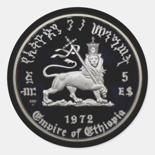 Lion of Judah - Rasta - Jah Rastafari Sticker (Voorkant)