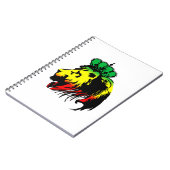 Lion of Judah Rasta Notitieboek (Linkerzijde)