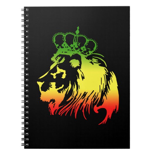 Lion Of Judah - Rasta Notitieboek (Voorkant)