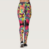 Lion of Judah - Rasta Poly - Power Yoga Leggings (Achterkant)