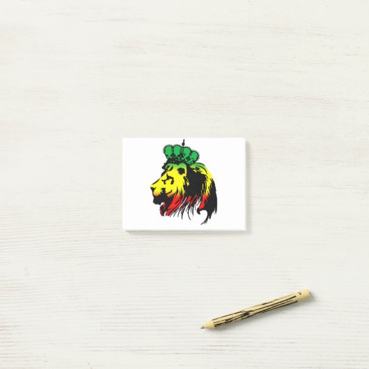 Lion of Judah Rasta Post-it® Notes (Op bureau)