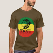 Lion of Judah - Rasta Reggae Flag - Shirt (Voorkant)