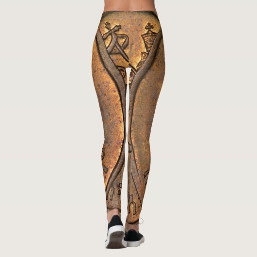 Lion of Judah - Rasta Reggae - Yoga Leggings (Achterkant)