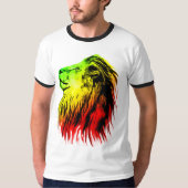 Lion Of Judah - Rasta T-shirt (Voorkant)