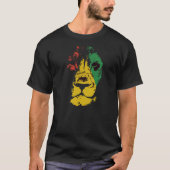 Lion Of Judah - Rasta T-shirt (Voorkant)