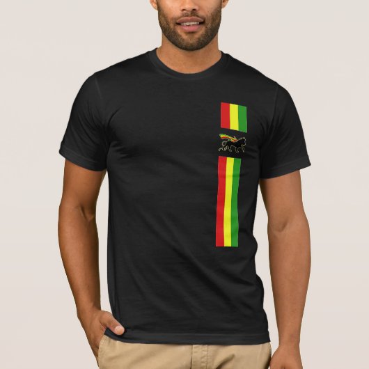 Lion Of Judah - Rasta T-shirt (Voorkant)