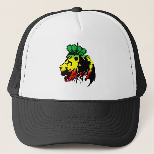 Lion of Judah Rasta Trucker Pet (Voorkant)
