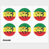 Lion of Judah - Rastafara - Jah Rastafari Sticker (Vel)