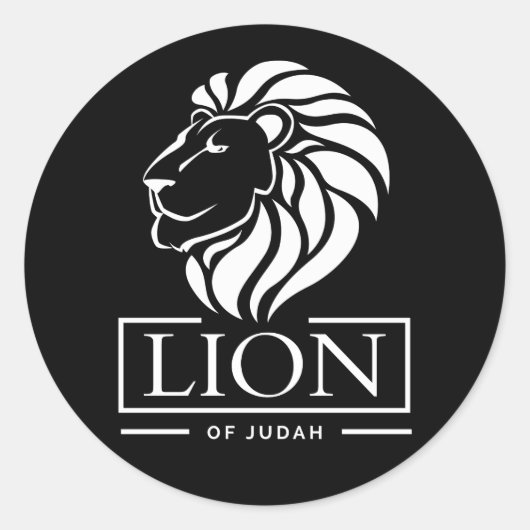 Lion of Judah - Rastafara - Jah Rastafari Sticker (Voorkant)