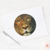 Lion of Judah - Rastafara - Jah Rastafari Sticker (Envelop)