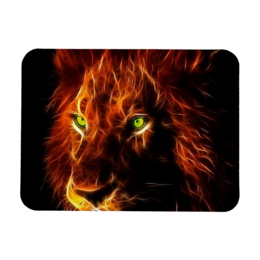 Lion of Judah - Rastafara - Reggae Rasta Magnet Magneet (Horizontaal)