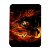 Lion of Judah - Rastafara - Reggae Rasta Magnet Magneet (Verticaal)