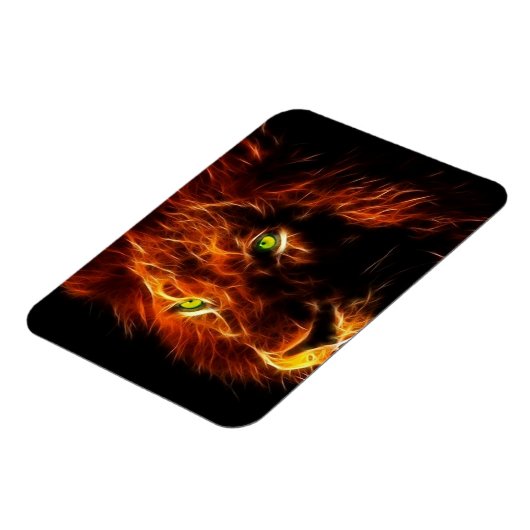 Lion of Judah - Rastafara - Reggae Rasta Magnet Magneet (Linkerzijde)