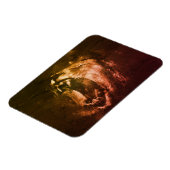 Lion of Judah - Rastafara - Reggae Rasta Magnet Magneet (Linkerzijde)