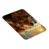 Lion of Judah - Rastafara - Reggae Rasta Magnet Magneet (Rechterzijde)