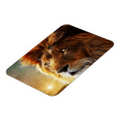 Lion of Judah - Rastafara - Reggae Rasta Magnet Magneet (Linkerzijde)