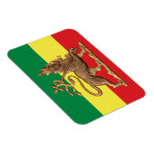 Lion of Judah - Rastafara - Reggae Rasta Magnet Magneet (Rechterzijde)