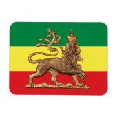 Lion of Judah - Rastafara - Reggae Rasta Magnet Magneet (Horizontaal)