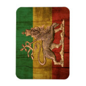 Lion of Judah - Rastafara - Reggae Rasta Magnet Magneet (Verticaal)