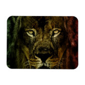 Lion of Judah - Rastafara - Reggae Rasta Magnet Magneet (Horizontaal)