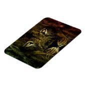 Lion of Judah - Rastafara - Reggae Rasta Magnet Magneet (Linkerzijde)