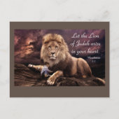 Lion of Judah Revelation 5:5 Briefkaart (Voorkant)