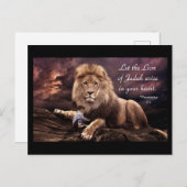 Lion of Judah Revelation 5:5 Briefkaart (Voorkant / Achterkant)