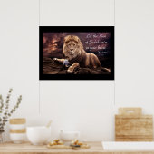 Lion of Judah Revelation 5:5 Poster (Keuken)