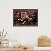 Lion of Judah Revelation 5:5 Poster (Keuken)