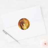 LION OF JUDAH RONDE STICKER (Envelop)