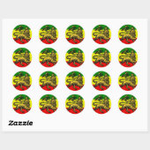 Lion of Judah Ronde Sticker (Vel)