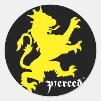 Lion of Judah Ronde Sticker