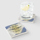 Lion of Judah Stenen Onderzetter (Zijkant)