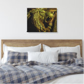 LION OF JUDAH Stretched Canvas Art Afdruk (Insitu (Slaapkamer))