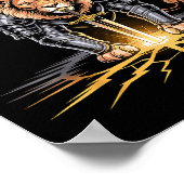 Lion Of Judah Sword And Cross Christian Warrior Poster (Hoek)