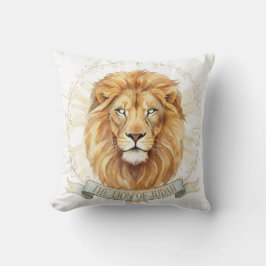 Lion of Judah Throw Pillow - Bold Christian Decor  Kussen