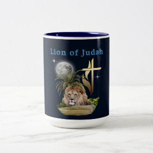 Lion of Judah Tweekleurige Koffiemok