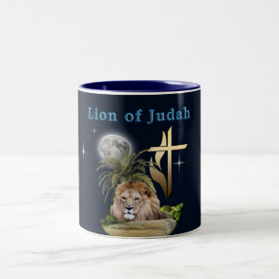 Lion of Judah Tweekleurige Koffiemok