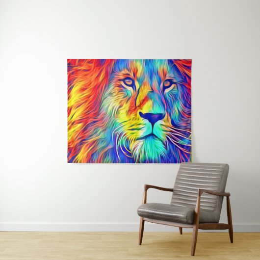 Lion of Judah Wandkleed (In Situ (horizontaal))