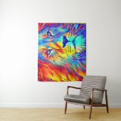 Lion of Judah Wandkleed (In situ)