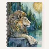 Lion of the Enchanted Realm Bullet Journal Notitieboek (Voorkant)