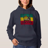 Lion of Zion - Haile Selassie - Judah Queen Hoodie (Voorkant)